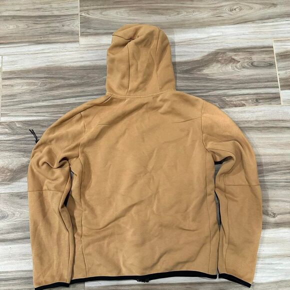 Tan Nike Tech fleece hoodie and pants sweatsuit - Picture 4 of 7